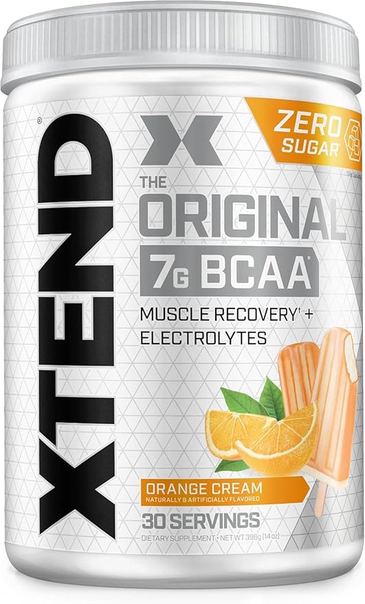 Xtend BCAA 7g – | Sugar-Free Intra Workout Supplement | 30 Servings ( Orenge Cream )