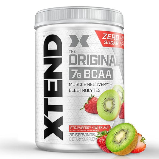 Xtend BCAA 7g - | Sugar-Free Intra Workout Supplement | 30 Servings ( Strawberry Kiwi )