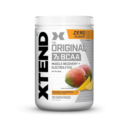 Xtend BCAA 7g – | Sugar-Free Intra Workout Supplement | 30 Servings ( Mango Madness)