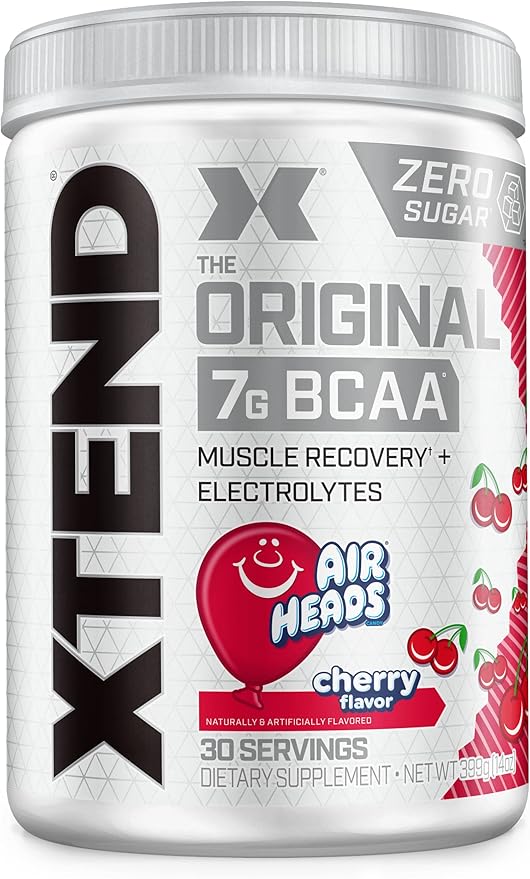Xtend BCAA 7g - | Sugar-Free Intra Workout Supplement | 30 Servings (Cherry )